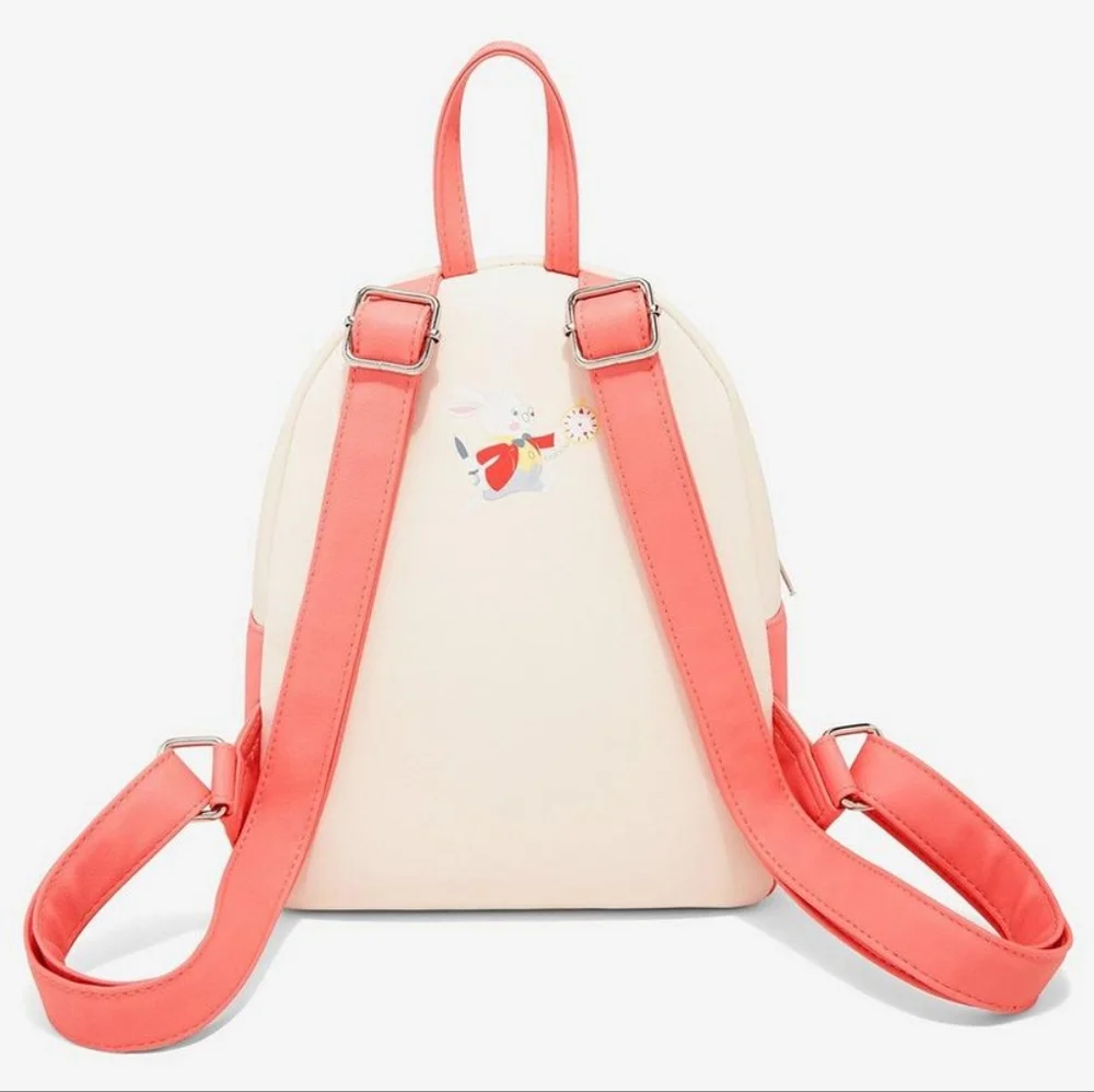 Loungefly Disney Alice In Wonderland Pink Tea Party Mini Backpack